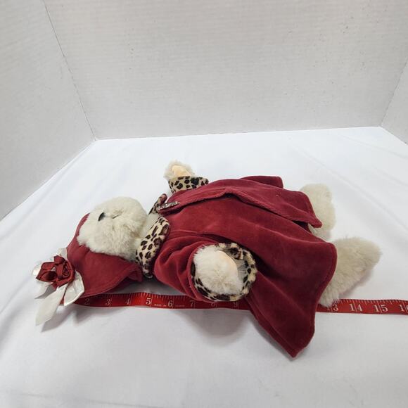 Penny the Sophisticated 13" Plush Bear Stuffed Toy Velvet Victorian Coat - Picture 9 of 9